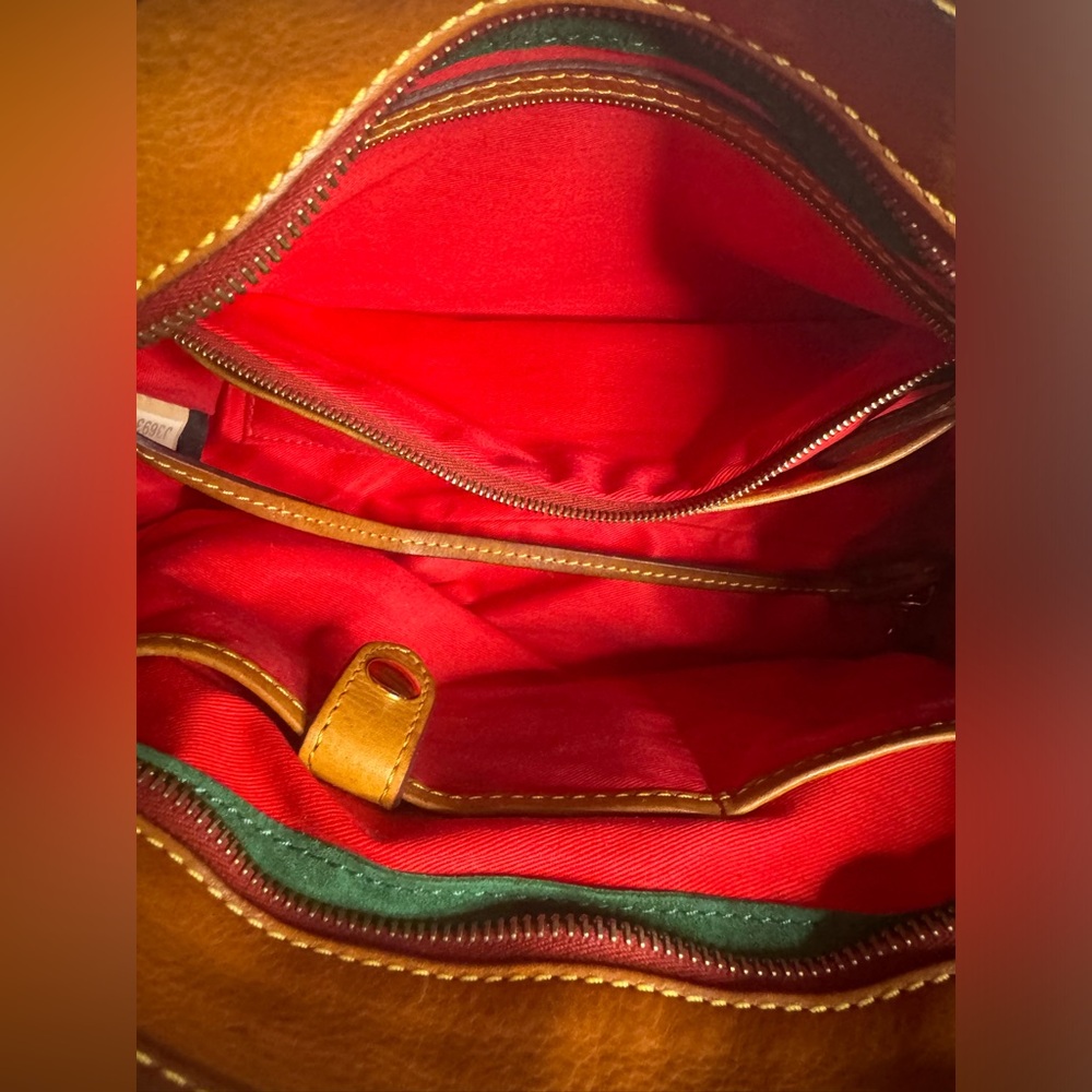 Dooney & Bourke Vintage Florentine Medium Tassel Pocket Satchel Two-Way Bag - Picture 10 of 15